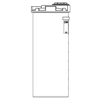 Snyder Vertical Chemical Tank (ASTM Certified) - HDLPE - 250 Gallons 1
