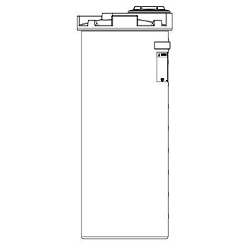 Snyder Vertical Chemical Tank (ASTM Certified) - XLPE - 250 Gallons 1