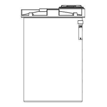 Snyder Vertical Chemical Tank (ASTM Certified) - HDLPE - 405 Gallons 1