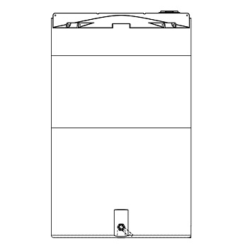Snyder Vertical Chemical Storage Tank - 8900 Gallon 1