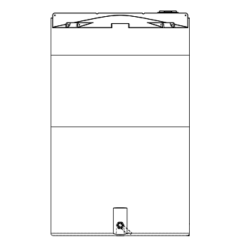 Snyder Vertical Chemical Storage Tank - 8900 Gallon 1