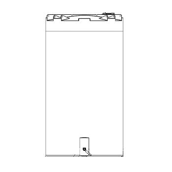 Snyder Vertical Water Storage Tank (Natural White) - 6000 Gallon 1