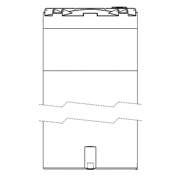 Snyder Vertical Chemical Tank (ASTM Certified) - HDLPE - 7500 Gallons 1