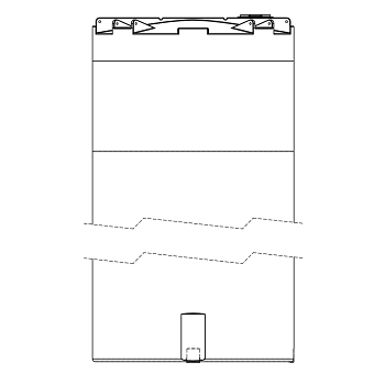 Snyder Vertical Chemical Tank (ASTM Certified) - HDLPE - 7500 Gallons 1