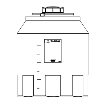 Snyder Vertical Chemical Tank (ASTM Certified) - XLPE - 110 Gallons 1