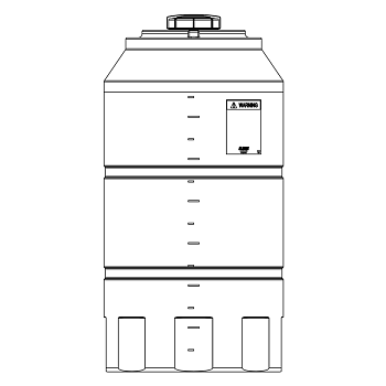 Snyder Vertical Chemical Tank (ASTM Certified) - HDLPE - 200 Gallons 1