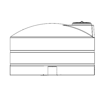 Snyder Vertical Chemical Tank (ASTM Certified) - HDLPE - 1100 Gallons 1