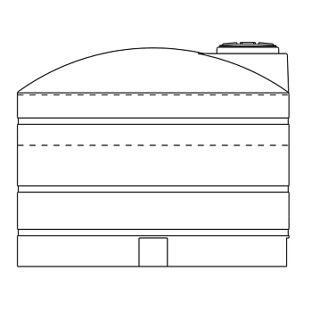 Snyder Vertical Chemical Storage Tank - 1500 Gallon 1