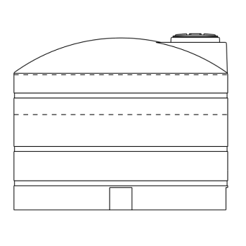 Snyder Vertical Chemical Storage Tank - 1500 Gallon 1