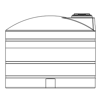 Snyder Vertical Chemical Tank (ASTM Certified) - HDLPE - 1500 Gallons 1