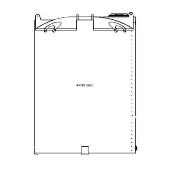 Snyder Vertical Water Storage Tank (Natural White) - 3000 Gallon 1