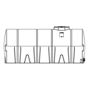 Snyder Horizontal Leg Tank (Heavy Duty) - 2600 Gallon 1