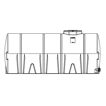 Snyder Horizontal Leg Tank - 2600 Gallon 1