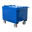 Fluidall Single Wall Lube Oil Tank Package With Casters (2 Tanks) - 110/110 Gallon 3