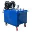 Fluidall Single Wall Lube Oil Tank Package With Casters (2 Tanks) - 110/110 Gallon 4