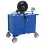 Fluidall Single Wall Lube Oil Tank With Pockets & Casters - 185 Gallon 2