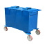 Fluidall Single Wall Lube Oil Tank Package With Casters (2 Tanks) - 75/75 Gallon 4
