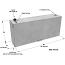 RDS 90 Gallon Rectangle Vertical Refueling Tank 2