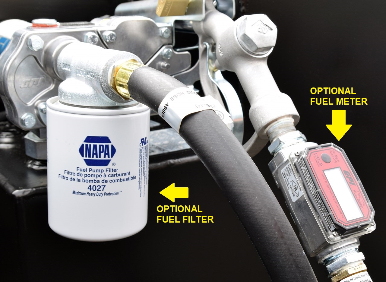 Transfer Flow 50/50 Gallon Split Refueling Dual Tank System